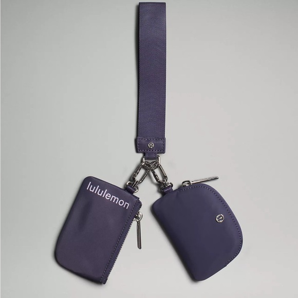 Lululemon Dual Pouch Wristlet- Nightfall/Lilac Ether - Picture 1 of 8